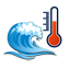 Temperatura del agua del mar en Badalona