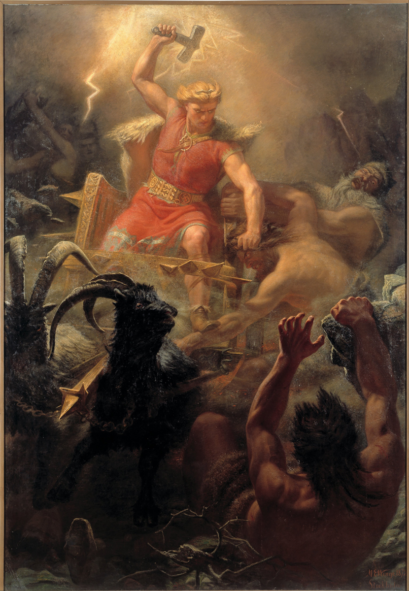 Thor és el déu del tro en la mitologia nòrdica i germànica.
